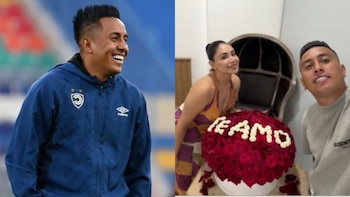 Christian Cueva y Pamela Franco