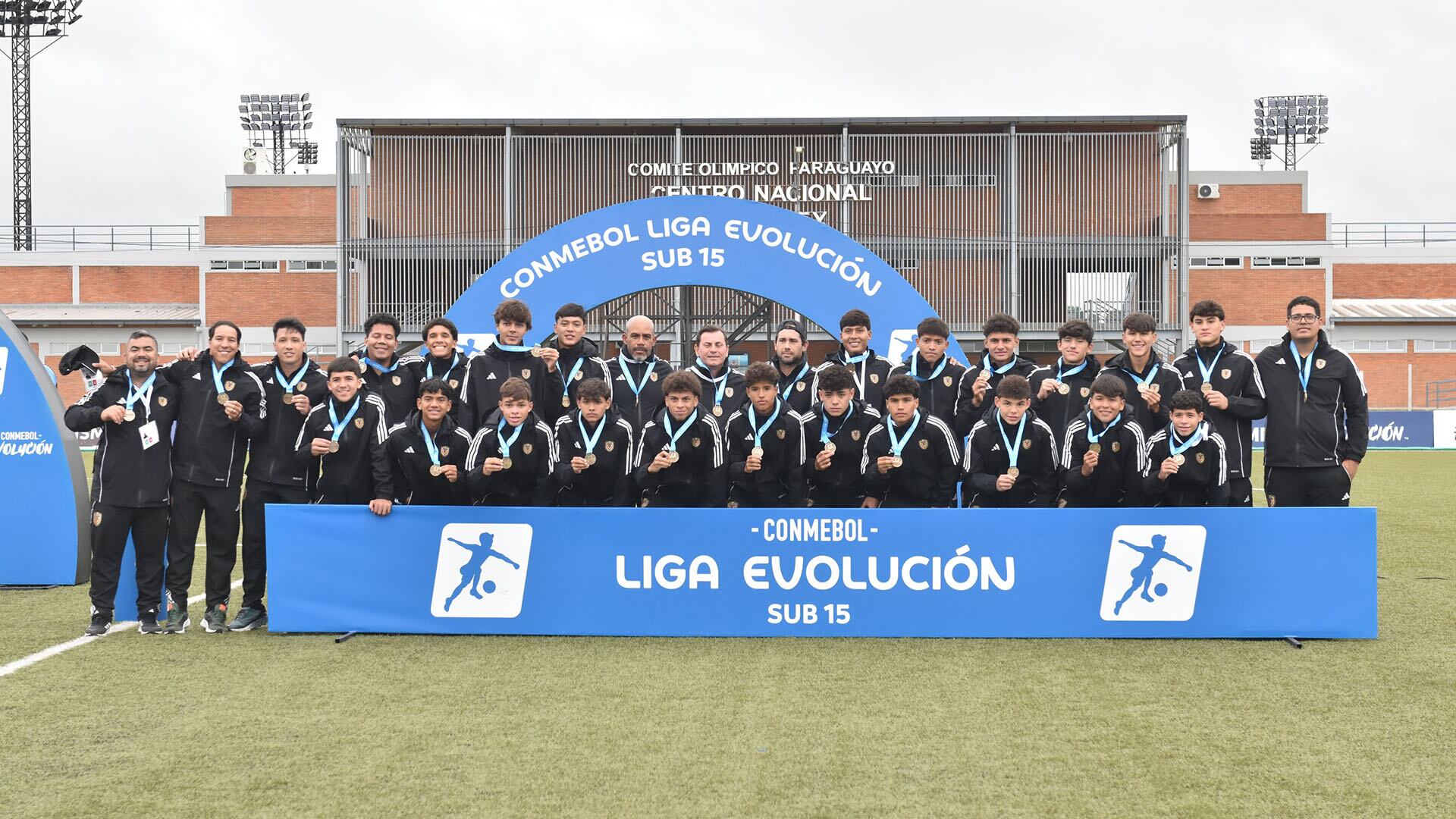 La entrega de medallas a Argentina