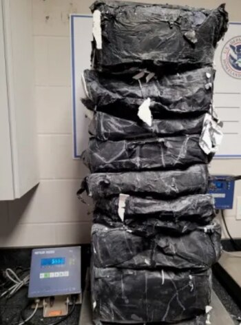 Metanfetamina decomisada en la frontera