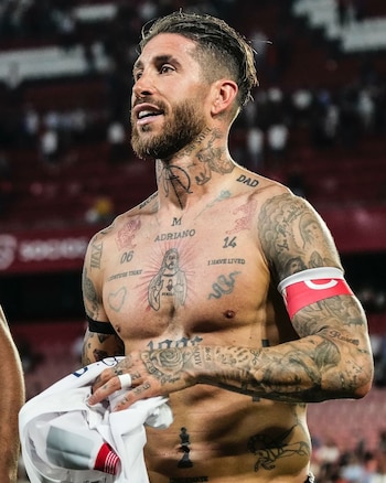 sergio ramos tatuajes