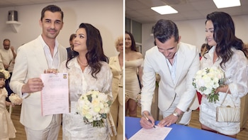 El exsacerdote, Constantin Cataramă, se ha casado con la cantante rumana Deea Maxer (FB: Deea Cataramă)