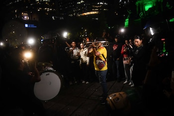 Festejo Triunfo Colombia