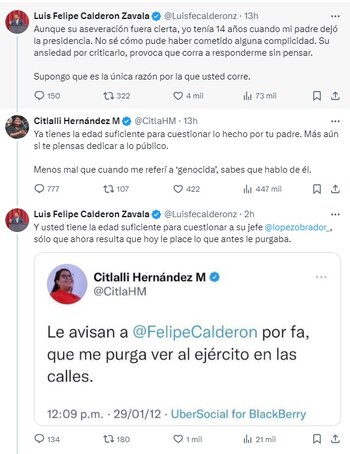 El hijo del expresidente se