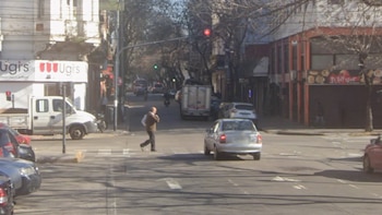 Un policía de la Ciudad