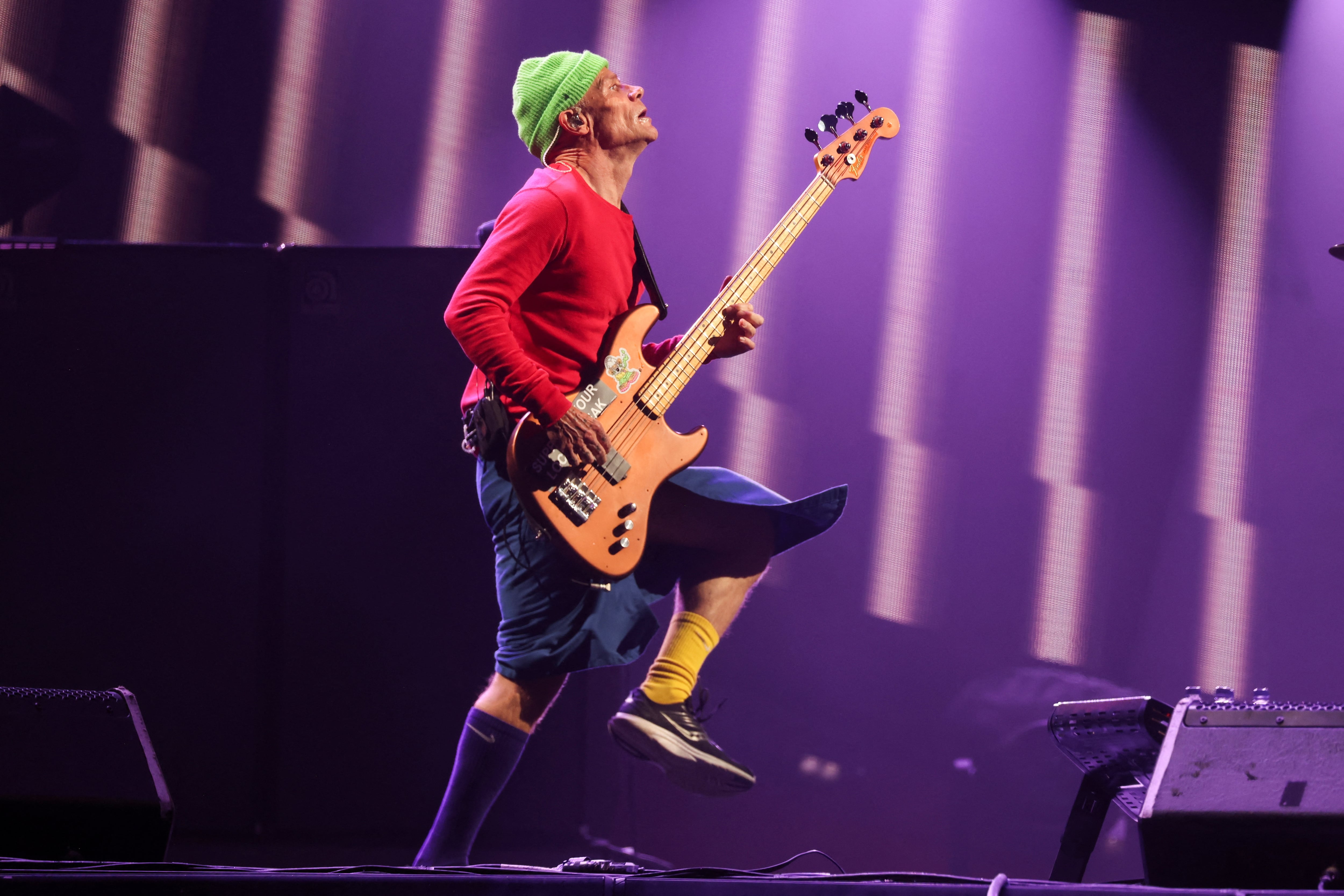 La vulnerabilidad y la autenticidad son valores centrales en la filosofía artística de Flea y los Red Hot Chili Peppers (REUTERS)