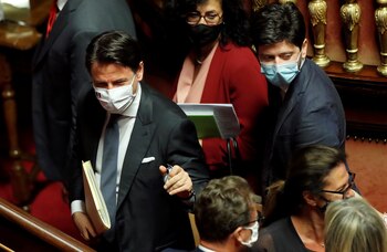 El primer ministro Giuseppe Conte