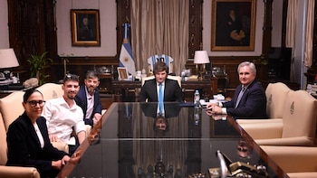Javier Milei recibió en Casa