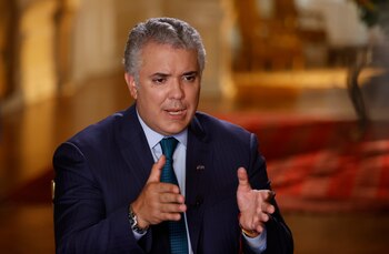 En la imagen, el presidente