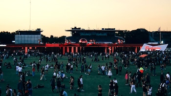 Atardecer en el beer garden