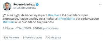 Madrazo acusó a AMLO de