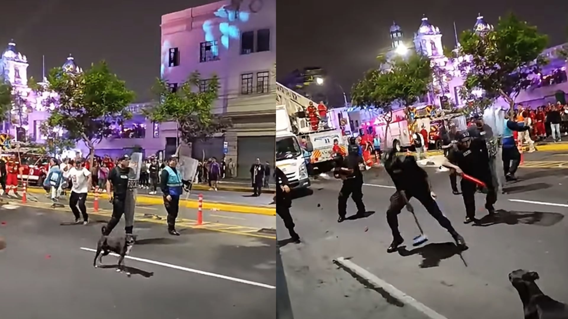 Gresca durante la procesión del Señor de los Milagros: fiscalizadores de la MML se enfrentaron a ambulantes