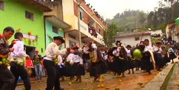 Escena del "guerra de las