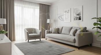 Un salón moderno y luminoso