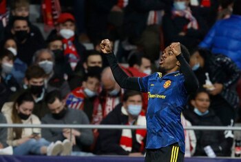 Anthony Elanga del Manchester United