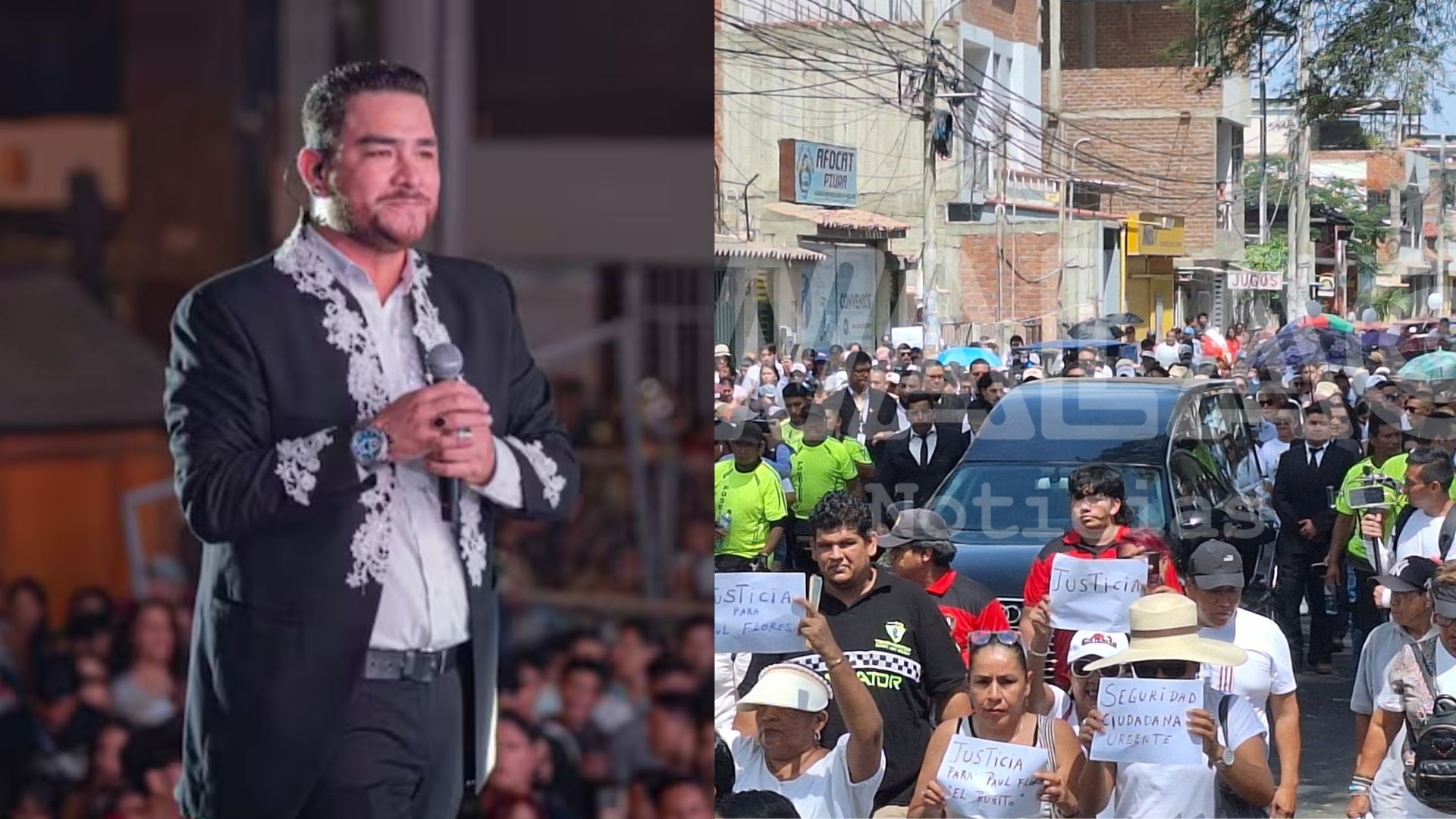 El multitudinario adiós a Paul Flores ‘Russo’ de Armonía 10: marcha blanca, pedido de justicia y la presencia de artistas. (Difusión/Walac Noticias)
