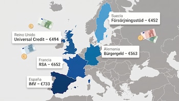 El ingreso mínimo vital español supera al de Francia y Alemania, pero el poder adquisitivo recorta la diferencia