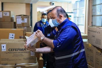 Un grupo de profesionales de