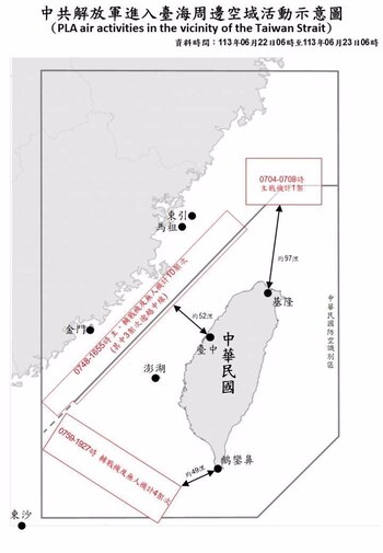 El estrecho de Taiwán, una