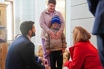 Un ucraniano de 7 años