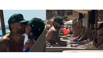 Las fotos y videos de Feid acompañado en la playa han generado debate entre sus seguidores, quienes especulan sobre la naturaleza de la relación mientras el artista guarda silencio - crédito @unveranorosa_/ X