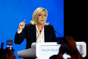 Marine Le Pen, French far-right