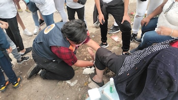 Parte de las labores de