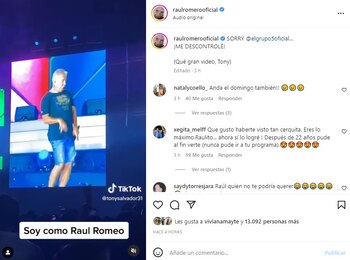 Raúl Romero compartió video de