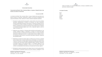 Seis gobiernos latinoamericanos y España