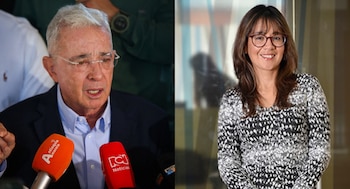 La abogada que lidera el nuevo proceso contra Uribe tuvo varias peleas públicas con el líder político del Centro Democrático - crédito Reuters/Universidad del Rosario