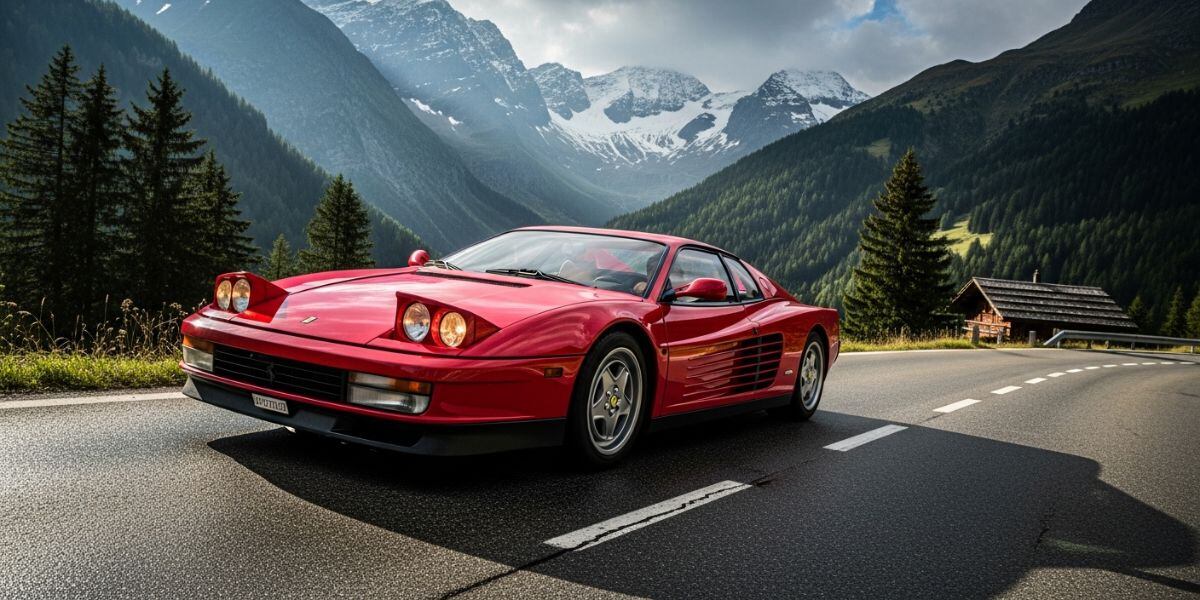 Un Ferrari Testarossa recibió la multa de tránsito más cara de la historia, validada por el Guinness World Records (Imagen Ilustrativa Infobae)