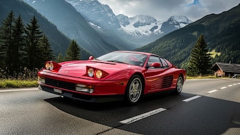 Una Ferrari y el récord