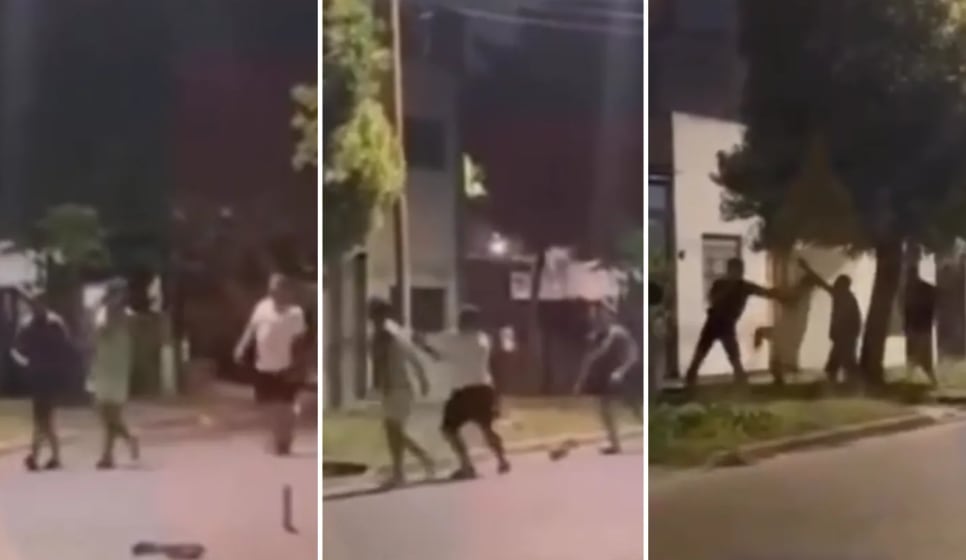 Salió con un machete a enfrentar a sus vecinos porque la pirotecnia asustaba a su perro y fue golpeado