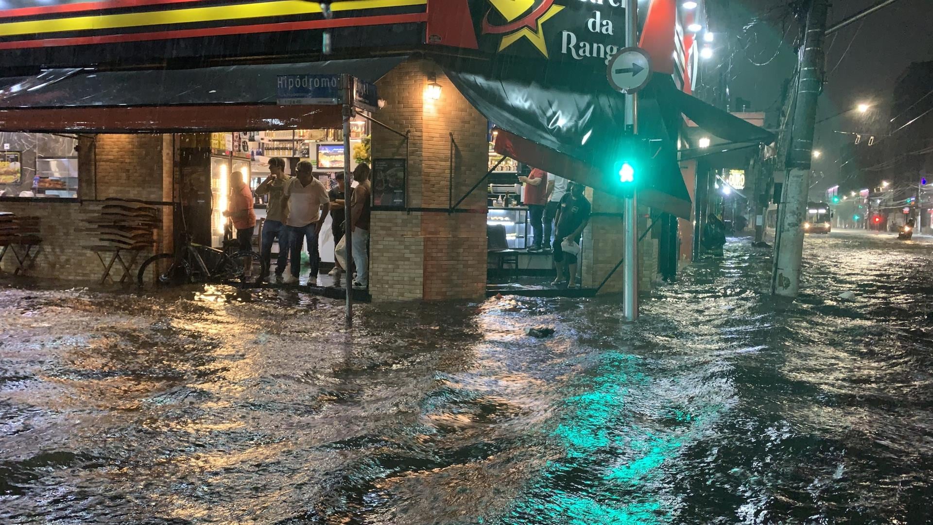 Imagen de las inundaciones en Brasil.