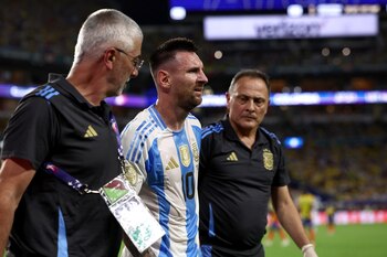 Messi salió y tra pocos