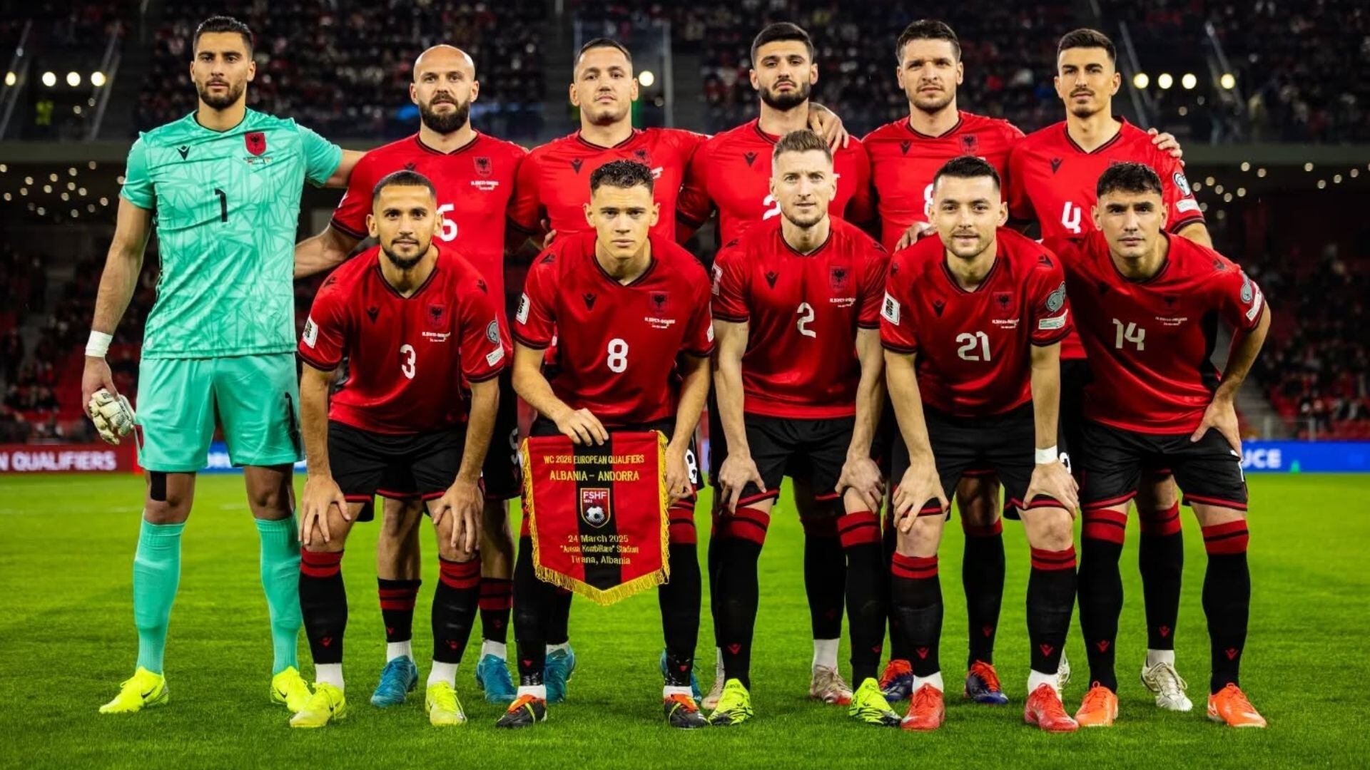 Albania se medirá ante Polonia por un lugar en la segunda ronda del repechaje europeo rumbo al Mundial 2026. Crédito: reporteri.net