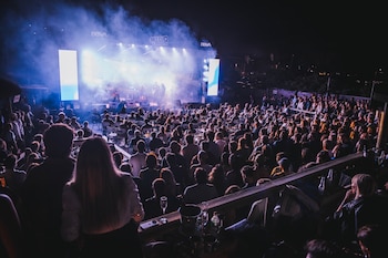 Una imagen del público que