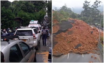 Caos vial en Medellín por