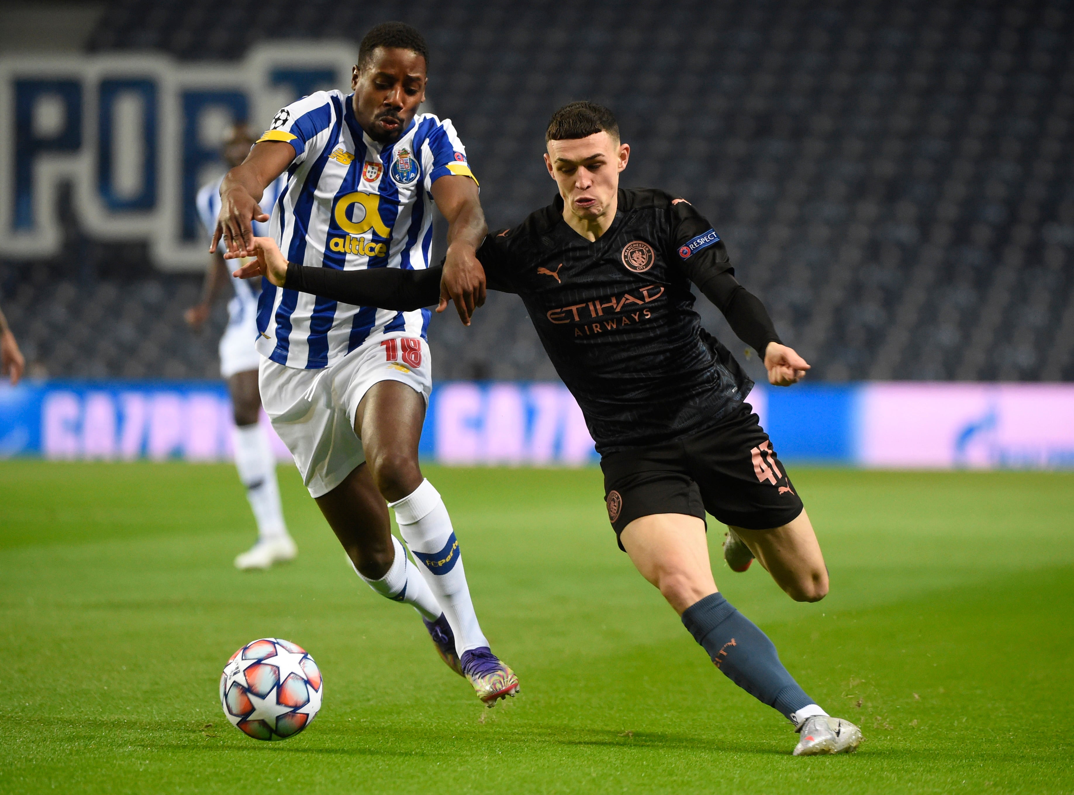 El encuentro Porto vs Manchester City en la Champions League aparece como alternativa, sujeto a las convocatorias de Francesco Farioli. REUTERS/Miguel Riopa