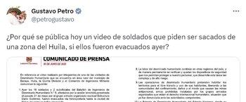 Petro sobre soldados de desminado