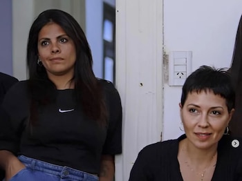 Eva Mieri y Mayra Mendoza
