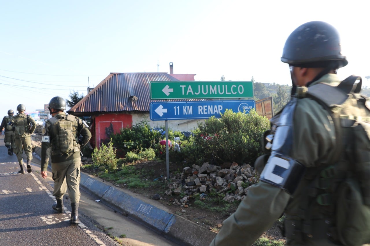Los enfrentamientos armados en la región impulsaron el despliegue de las fuerzas armadas y la aplicación de estados de sitio. (Ministerio de la Defensa)
