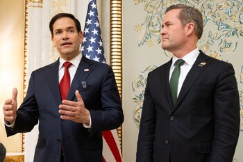 Marco Rubio y Mike Waltz