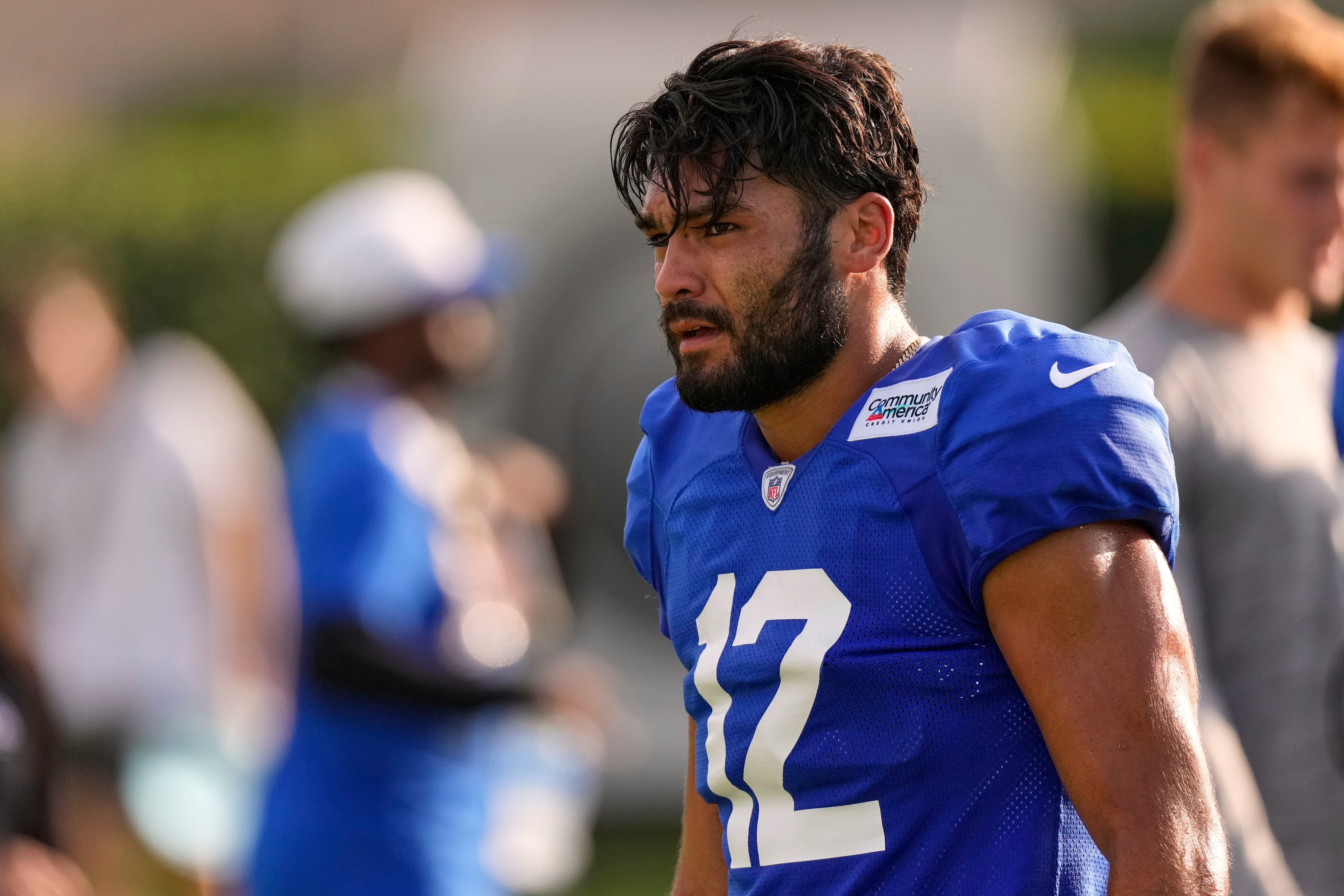 El jugador vinculó su situación con la fama en la NFL, la exigencia deportiva y el impacto de convertirse en padre (Foto AP/Mark J. Terrill)