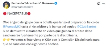 El preparador físico de Pumas sería sancionado fuertemente