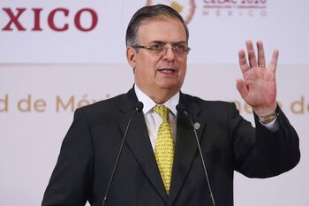 El canciller de México, Marcelo