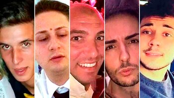 Los cinco miembros de la