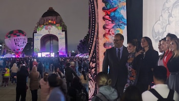 Galilea Montijo, espectáculo de Drones y proyecciones: así fue la “Noche Mágica” del Festival Internacional del Globo de León, en CDMX