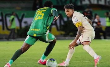 José Lloreda transformó en gol el penalti mal sancionado por el juez central del partido - crédito Deportes Tolima