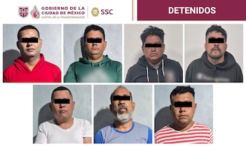 El operativo permitió además el aseguramiento de motocicletas robadas, un arma de fuego, cartuchos útiles y dosis de presuntas drogas. Crédito: Especial