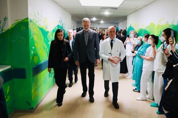 Los reyes Felipe y Letizia